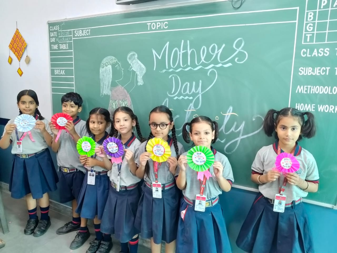 Mother's Day celebration at school